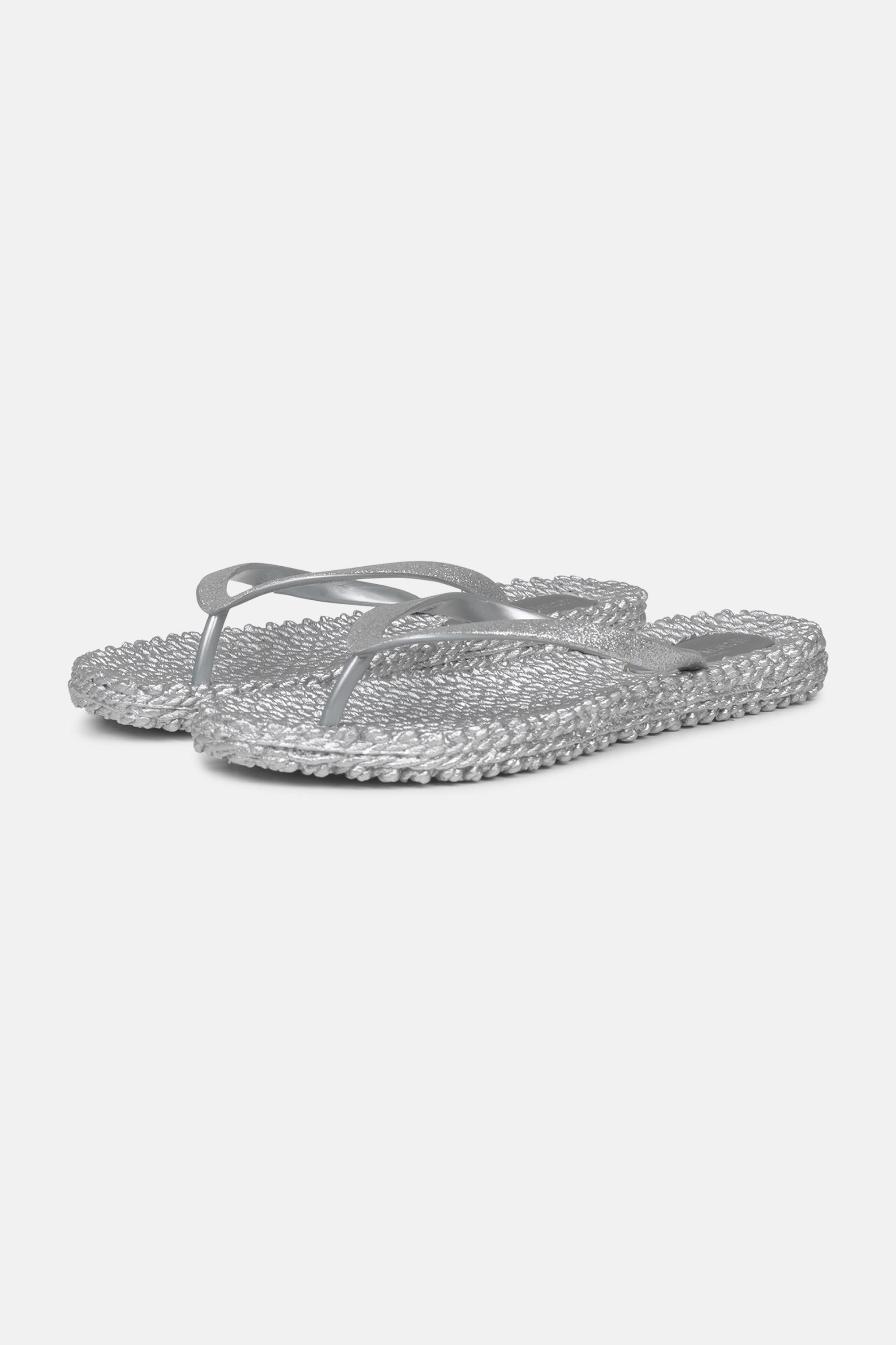 Tongs Glitter - Silver